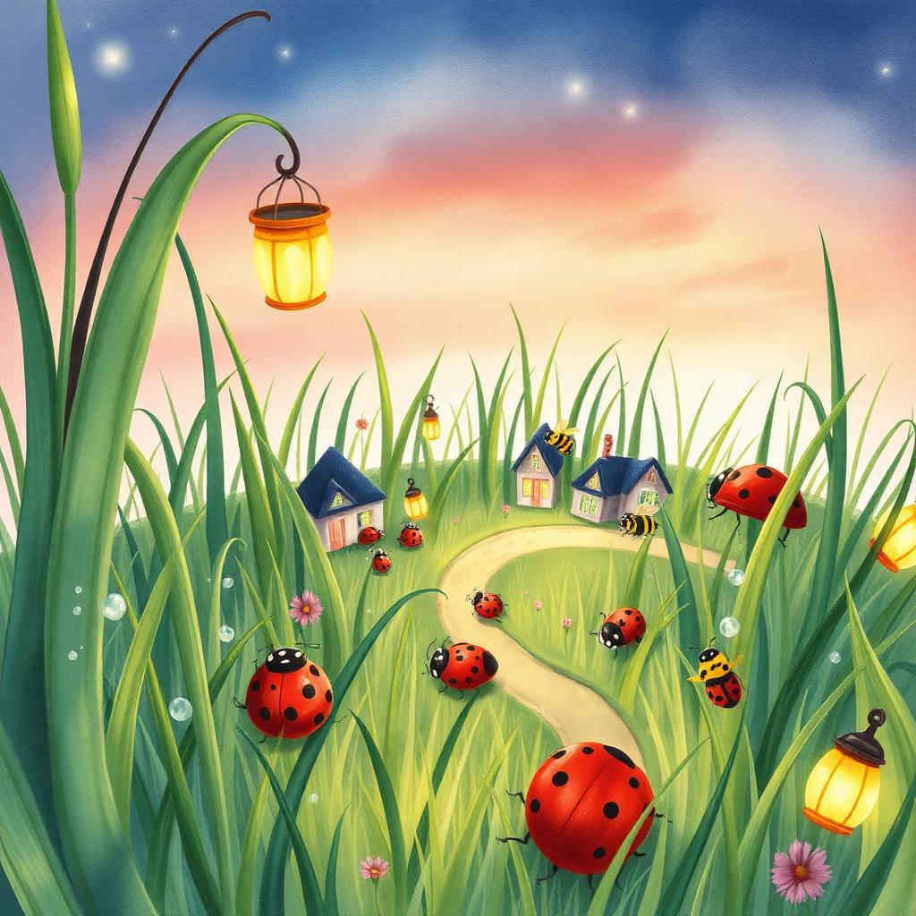 Bug World bedtime stories — The tiny neighborhood in the grass