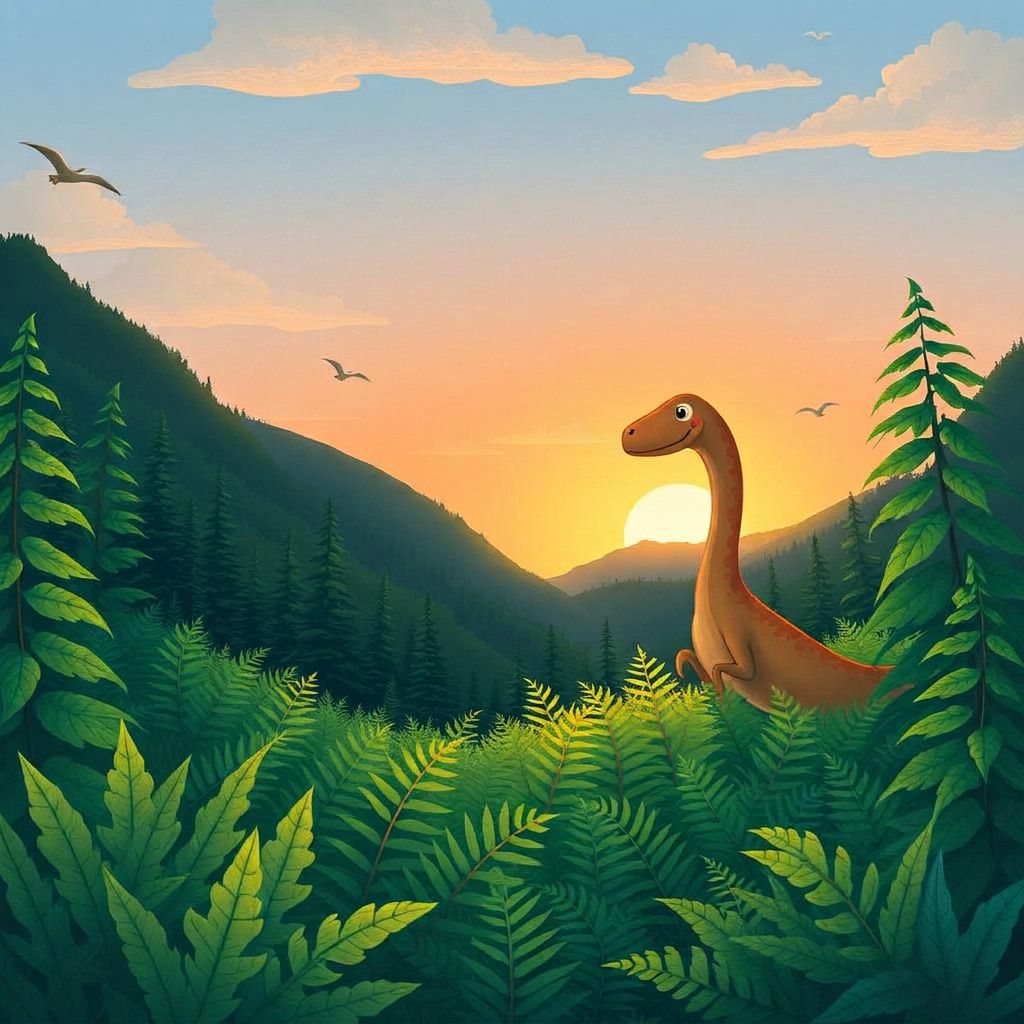 Dinosaur World bedtime stories — Gentle giants in the fern valley