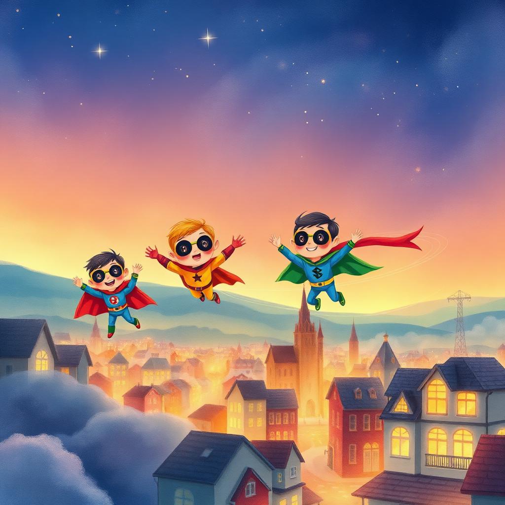 Superhero World bedtime stories — Small heroes with kind capes
